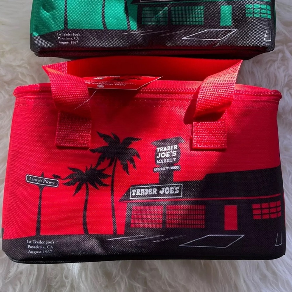 Limited Brand New Trader Joe’s Mini Insulated Bag - Red